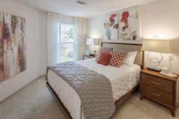Bedroom with a large bed